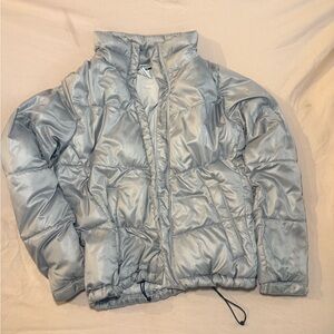 Columbia Silver Puffer Jacket